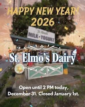 Instagram post from st.elmosdairy. This post is in position 0.